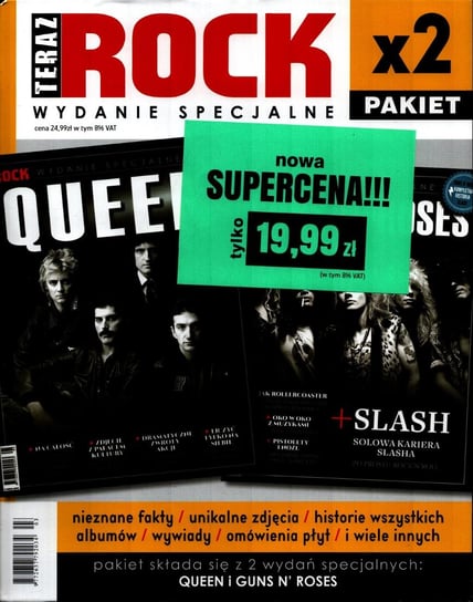 Teraz Rock Wydanie Specjalne Pakiet. Queen i Guns N' Roses Neker Media Sp. z o.o.
