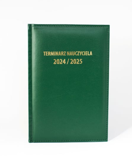 Terminarz Nauczyciela A5  Dzienny Vinyl Zielony Artsezon