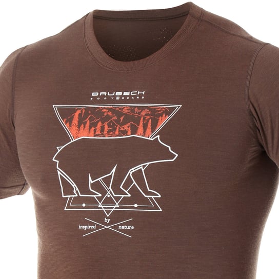 Termoaktywny T-Shirt Brubeck Outdoor - Niedźwiedź BRUBECK