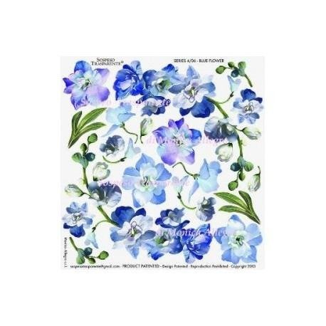 Termofolia do Sospeso - Blue Flower Sospeso Monica Allegro