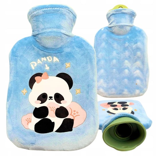 Termofor Gumowy Na Wodę Pokrowiec Panda Pluszowa Ogrzewacz 500ml Inna marka