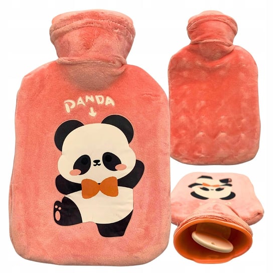 Termofor Gumowy Na Wodę Pokrowiec Panda Pluszowa Ogrzewacz 500ml Inna marka