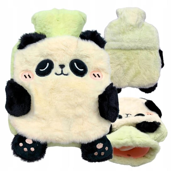 Termofor Gumowy Na Wodę Pokrowiec Panda Pluszowa Ogrzewacz 500ml Inna marka