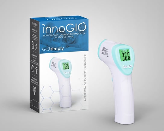 Termometr bezdotykowy INNOGIO GIOsimply GIO-500 biało-zielony Innogio