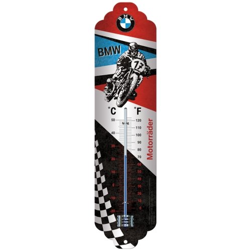 Termometr BMW Motocykl Retro Metalowy Nostalgic-Art Merchandising