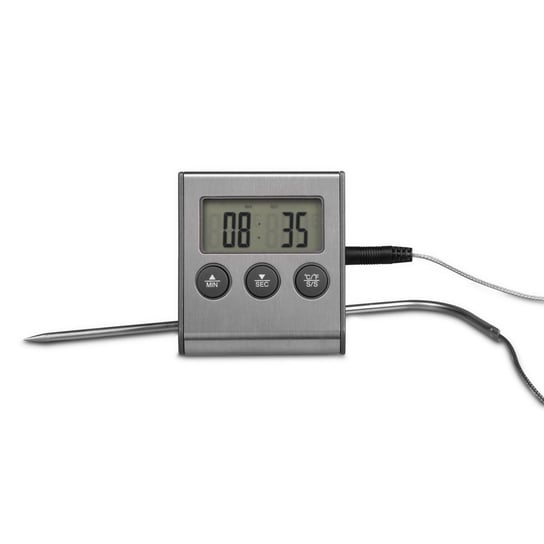 Termometr cyfrowy do mięsa z zegarem i sondą punktową Xavax