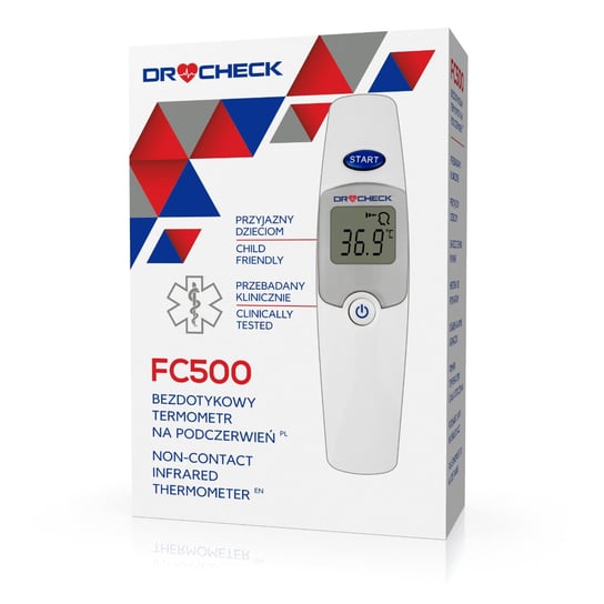 Termometr Dr Check, Fc500, Bezdotykowy Na Podczerwień, 1 Sztuka DR CHECK