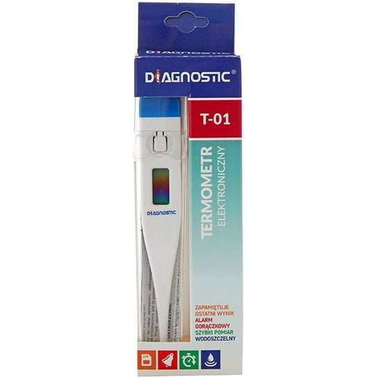 Termometr elektroniczny DIAGNOSTIC T-01, biały Diagnostic