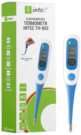 Termometr elektroniczny INTEC TH 802 Flex Intec