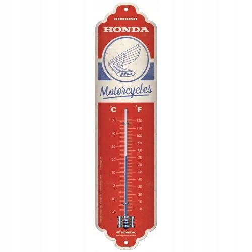 Termometr HONDA MOTORCYCLES duży metalowy 28cm Nostalgic-Art.