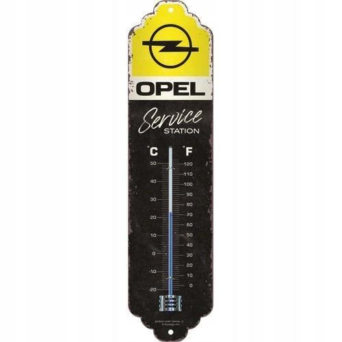 Termometr OPEL SERVICE duży 28cm metalowy prezent Nostalgic-Art.