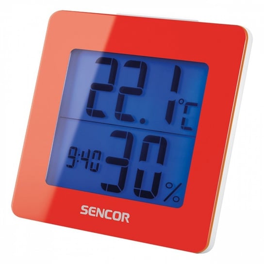 Termometr z budzikiem SENCOR SWS 1500RD, czerwony Sencor