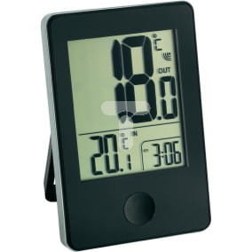 Termometr z zegarkiem –20-60C bateria 2xAAA czarny 30.3051.01 TFA