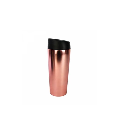 Termos, Kubek Termiczny Well, Rose Gold Chrome, 450 ml, WoodWay WOODWAY