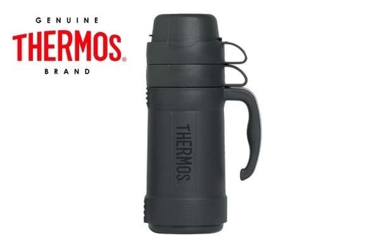 Termos Próżniowy 2 Kubki Ze Schowkiem Szklany Wkład Thermos Duży 1,8L Inna marka