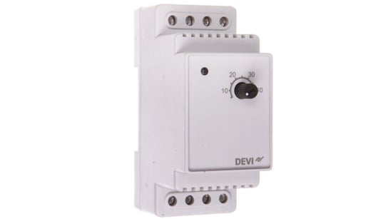 Termostat Devireg 330 230V 16A 5-45C IP20 biały 140F1072 DEVI