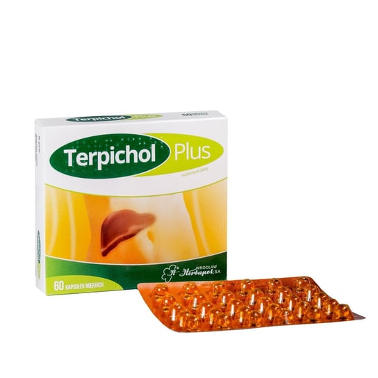 Terpichol Plus, suplement diety, 60 kapsułek Herbapol