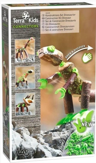 Terra Kids Connectors - zestaw konstrukcyjny Dinozaur Haba