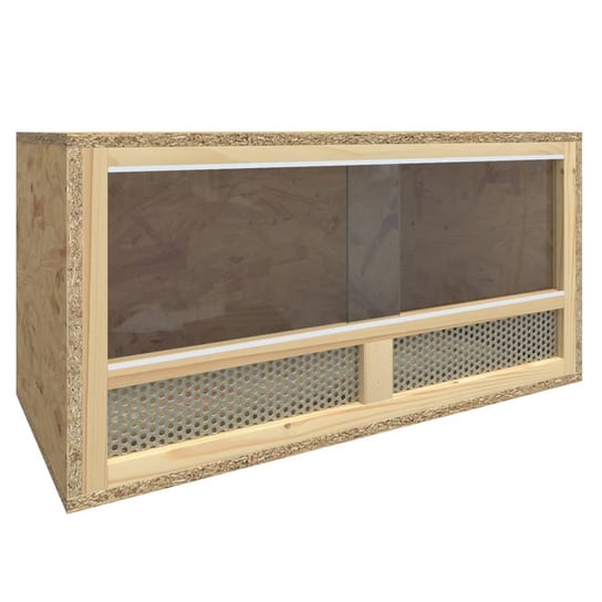 Terrarium dla gadów drewno-szkło-stal 60x30x30 cm / AAALOE Inna marka