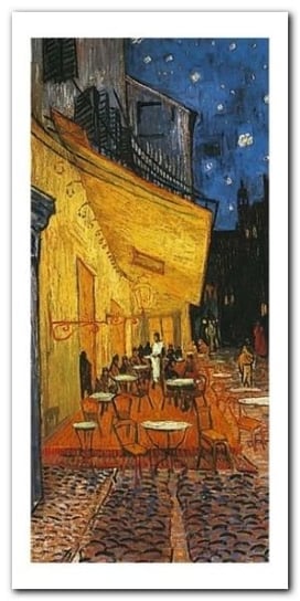 Terrasse De Cafe plakat obraz 50x100cm Wizard+Genius