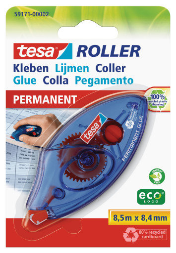 Tesa Ecologo Klej w Taśmie Biurowy Szkolny Mocny 8,4mm x 8,5m TESA