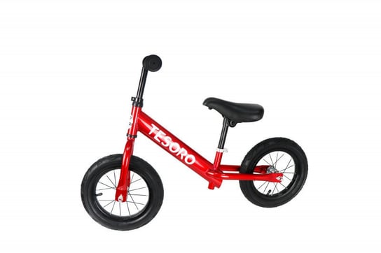 Tesoro, rowerek biegowy dla dzieci PL-12, czerwony metalic Tesoro
