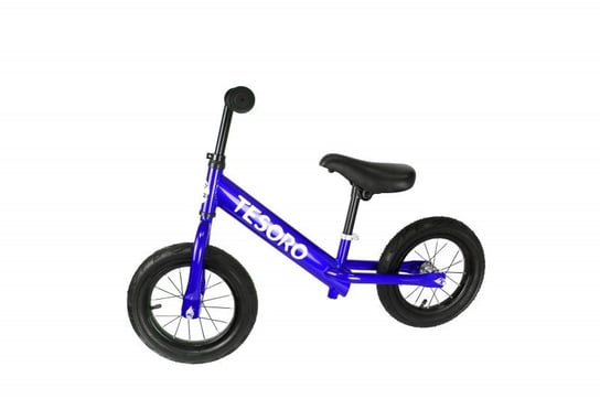 Tesoro, rowerek biegowy dla dzieci PL-12 Niebieski Metalic Tesoro