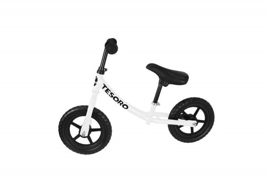 Tesoro, rowerek biegowy dla dzieci PL-8, biały mat Tesoro