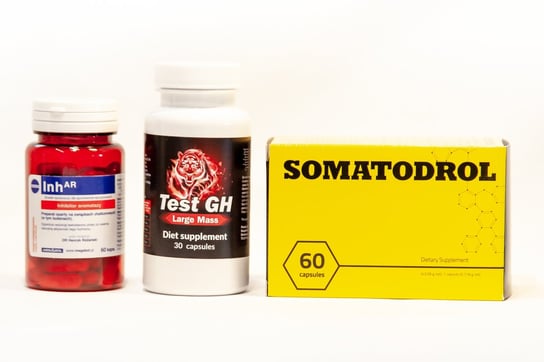 Test GH + Somatodrol + Inhar szybka masa mięsniowa Noxpharm