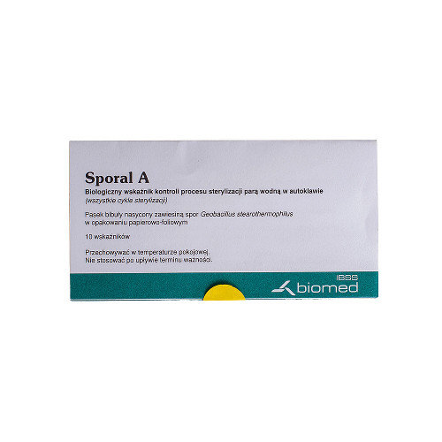 Test Sporal A biologiczny wskaźnik procesu sterylizacji, Wyrób medyczny Sporal A