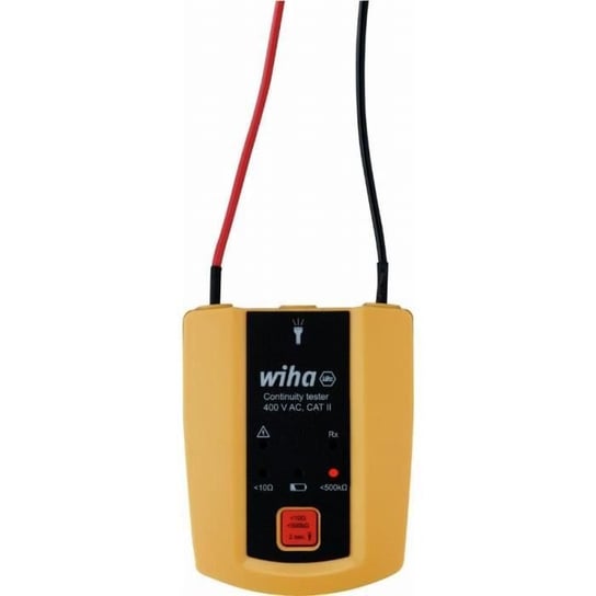 Tester ciągłości WIHA 400 V AC Kat. W zestawie baterie II + 2 AAA - 45222 Inna marka