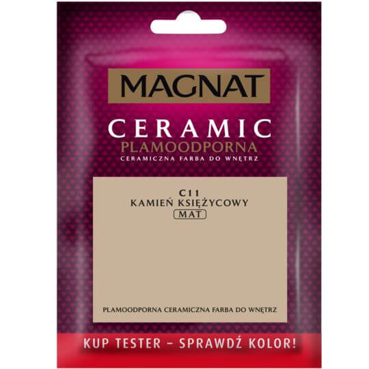 Tester Farby Magnat Ceramic Kamień Księżycowy C11 30ml Śnieżka Śnieżka