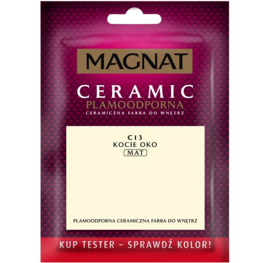 Tester Farby Magnat Ceramic Kocie Oko C13 30ml Śnieżka Magnat