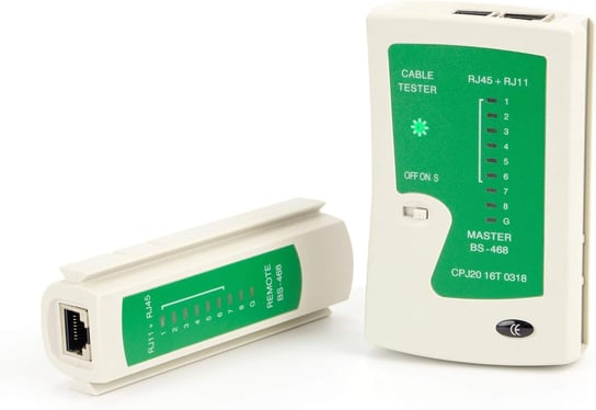 Tester sieci kabli sieciowych RJ45 RJ11 LAN Novaza Tech