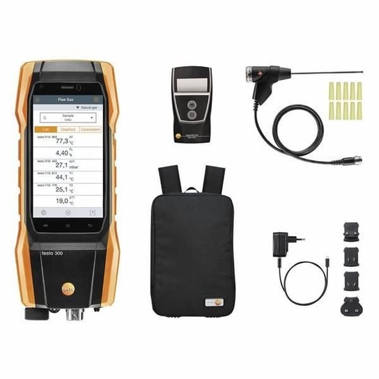 TESTO 300 Individual z drukarką, złączem Bluetooth, plecakiem - TESTO: 0564300296 Inny producent (majster PL)