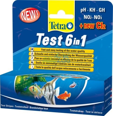 Tetra Test 6in1 25pcs. Tetra