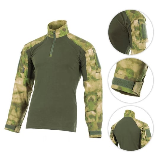 Texar Bluza sportowa Polowa Combat A-Tacs FG - A-Tacs FG - L Texar