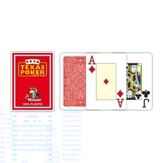 Texas Poker Jumbo Index, karty, Modiano Modiano