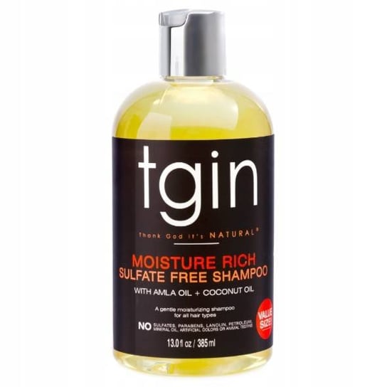 TGIN Moisture Rich Sulfate Free Shampoo, Szampon do włosów, 384ml TGIN