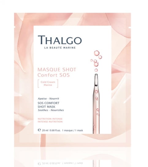 Thalgo Masque Shot SOS Comfort Shot Mask, Łagodząca maska SOS w płacie Thalgo