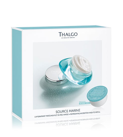 Thalgo, Source Marine, Hydrating Cooling Gel-cream+refill, Zestaw Kosmetyków Do Pielęgnacji Włosów, 2 Szt. Thalgo