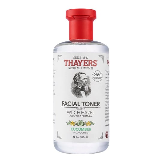 Thayers Ogórkowy bezalkoholowy tonik do twarzy z aloesem i oczarem wirginijskim 355ml Thayers