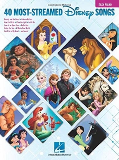 The 40 Most-Streamed Disney Songs Opracowanie zbiorowe