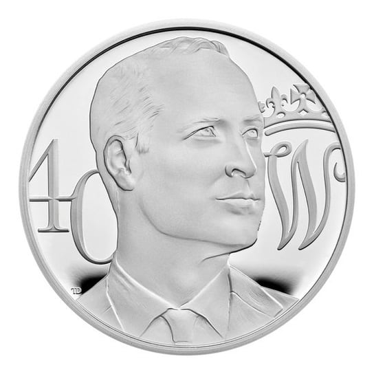 The 40th Birthday of HRH The Duke of Cambridge Srebro 2022 Proof Inna marka