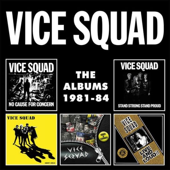 The Albums 1981-84 5cd Boxset Vice Squad