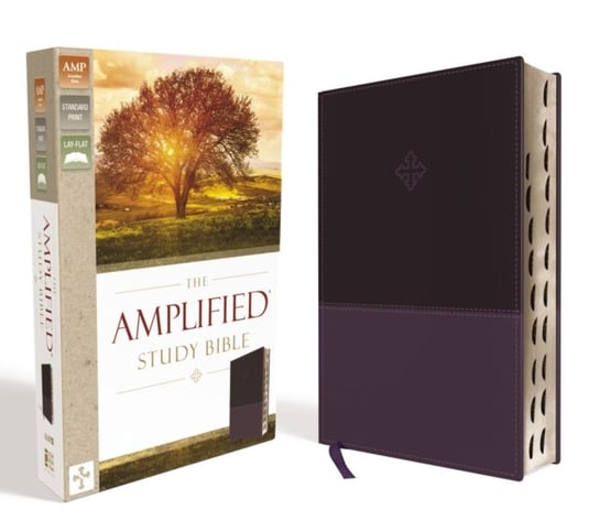 The Amplified Study Bible, Leathersoft, Purple, Thumb Indexed Zondervan