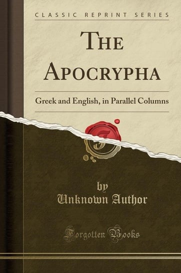 The Apocrypha Author Unknown