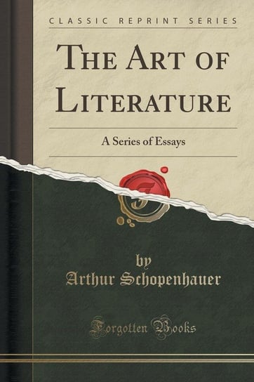 The Art of Literature Schopenhauer Arthur