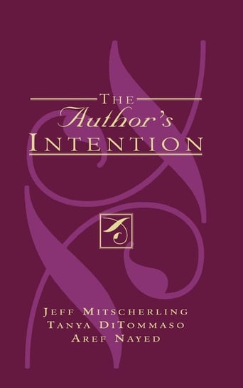 The Author's Intention Mitscherling Jeff