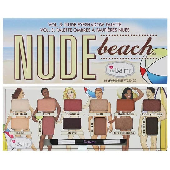 The Balm, Nude Beach, paleta cieni do powiek, 9,6 g The Balm